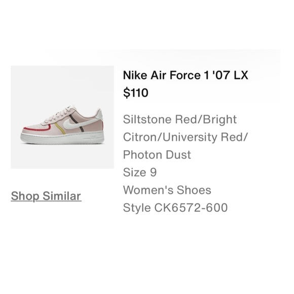 Nike Air Force 1 ‘07 LX - Picture 6 of 6